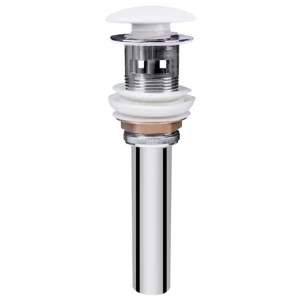 Раковина Qtap Stork 565х475х180 White с донным клапаном QT1511L736W