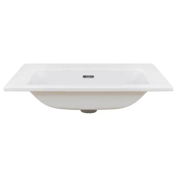 Раковина Qtap Stork 610х420х170 White с донным клапаном QT1511L738W
