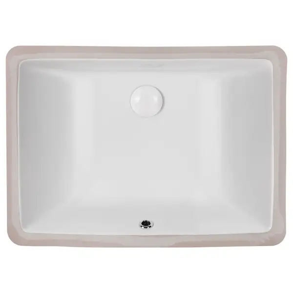 Раковина Qtap Stork 555х410х200 White с донным клапаном QT1511LU022W
