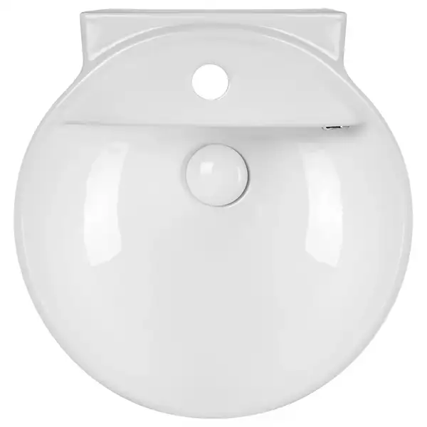 Раковина-чаша Qtap Swan 425х435х195 White с донным клапаном QT1611A005W