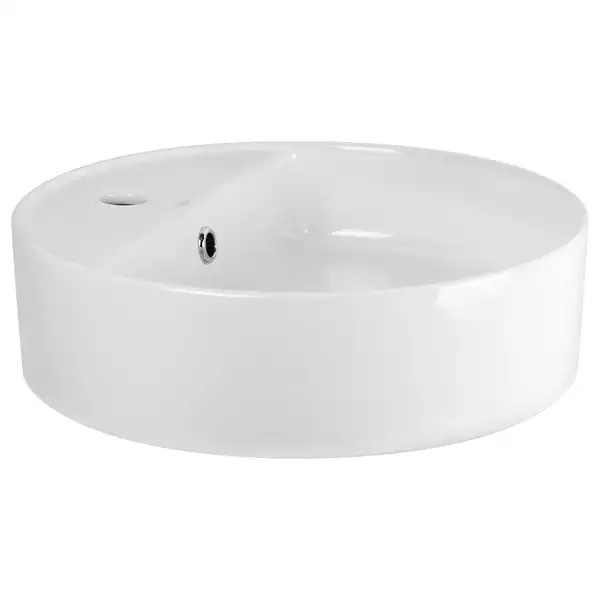 Раковина-чаша Qtap Swan 420х420х145 White с донным клапаном QT1611A051TW