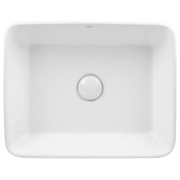 Раковина-чаша Qtap Tern 475х370х140 White с донным клапаном QT17112074W