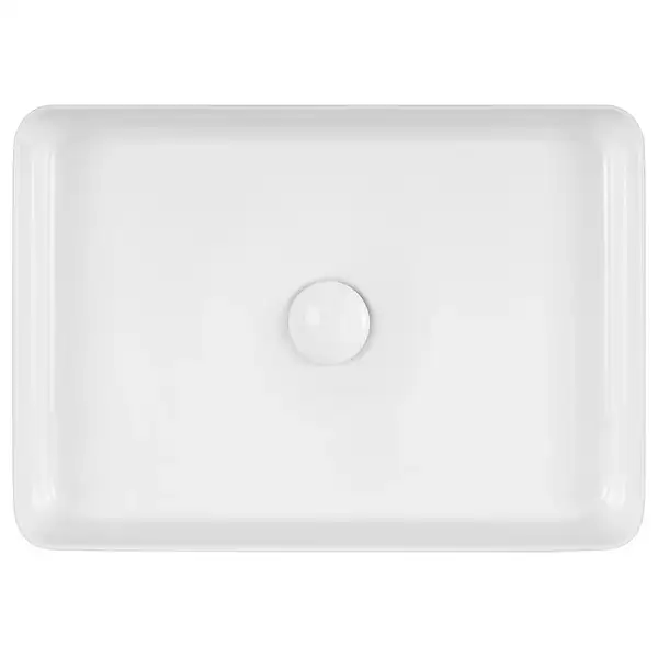 Раковина-чаша Qtap Tern 500х350х145 White с донным клапаном QT1711A055W