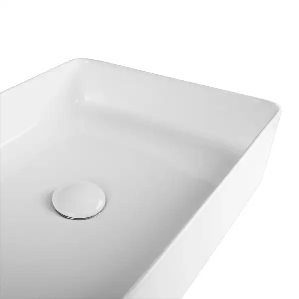 Раковина-чаша Qtap Tern 500х350х145 White с донным клапаном QT1711A055W