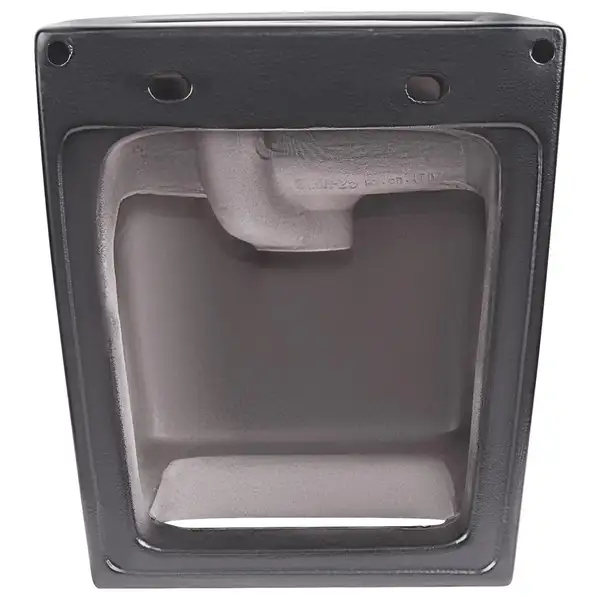 Раковина подвесная моноблок Qtap Tern 370х410х400 Matt black с донным клапаном QT1711G808MB