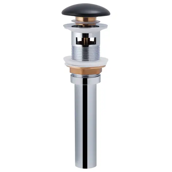 Раковина подвесная моноблок Qtap Tern 370х410х400 Matt black с донным клапаном QT1711G808MB
