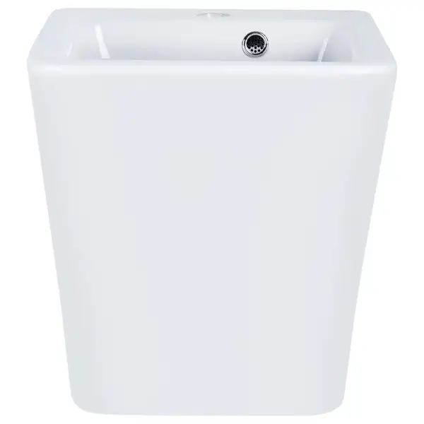 Раковина подвесная моноблок Qtap Tern 370х410х400 White с донным клапаном QT1711G808W