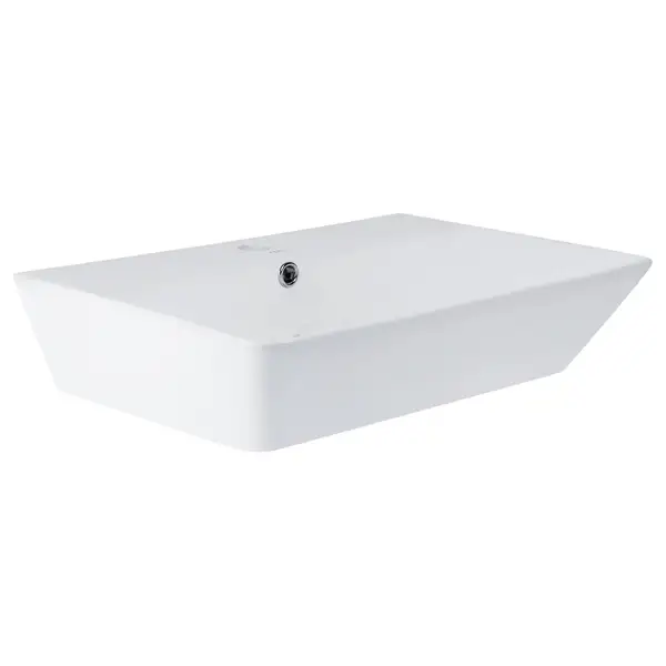 Раковина Qtap Virgo 600x420x140 White с донным клапаном QT18112253W