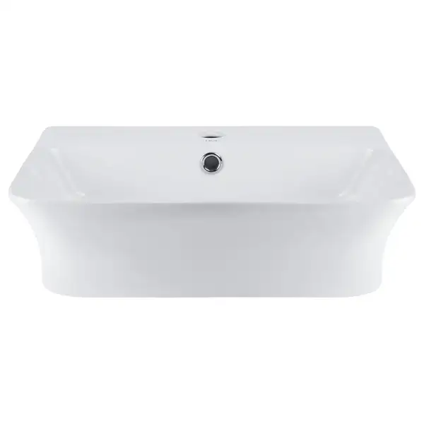 Раковина Qtap Virgo 485x410x125 White с донным клапаном QT18112258W