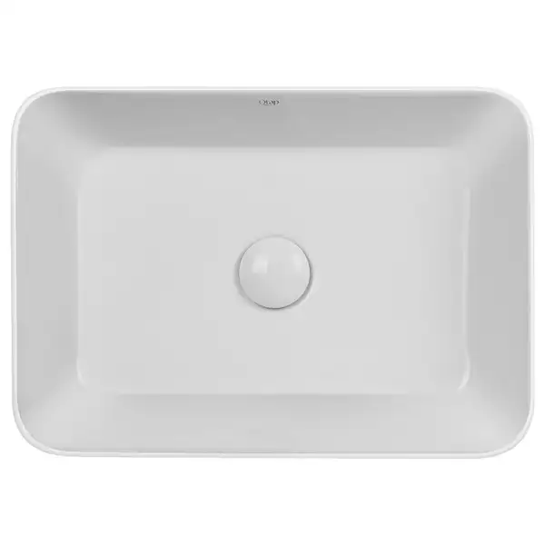 Раковина-чаша Qtap Virgo 490х350х110 White с донным клапаном QT18112261W