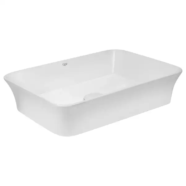 Раковина-чаша Qtap Virgo 490х350х110 White с донным клапаном QT18112261W
