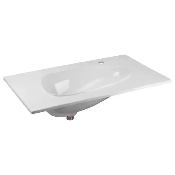 Раковина Qtap Virgo 800х480х167 White с донным клапаном QT1811FL8128BRW
