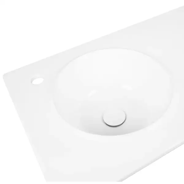 Раковина Qtap Virgo 800х460х300 White с донным клапаном QT1811FL8130ALLW