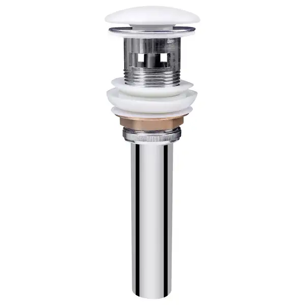 Раковина подвесная моноблок Qtap Virgo 1000х410х360 White с донным клапаном QT1811G760W