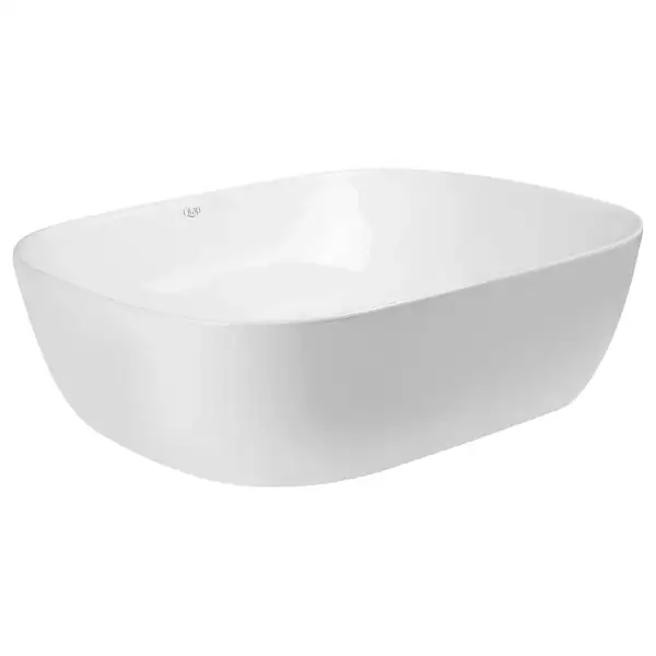 Раковина-чаша Qtap Aquarius 490x395x150 White с донным клапаном QT21112143W