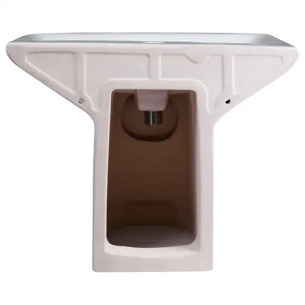 Раковина подвесная моноблок Qtap Aquarius 630х515х490 White с донным клапаном QT2111WL425W