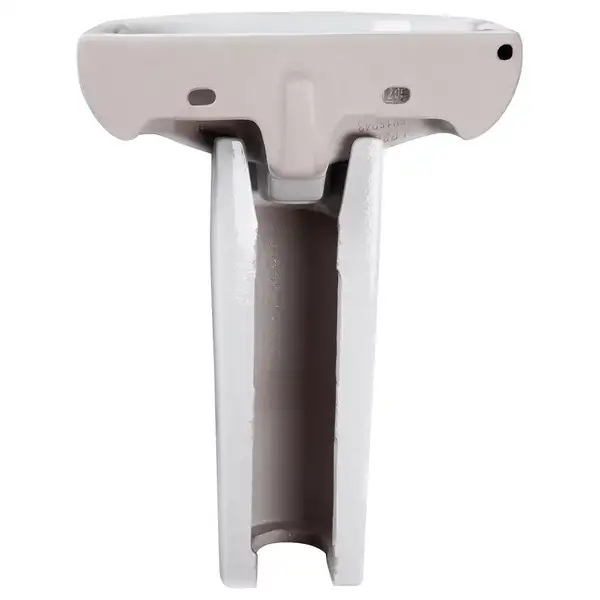 Раковина напольная с пьедесталом Qtap Baby 375x305x520 White с рисунком, с донным клапаном QT2311LP304BW (QT2311LP304BEWD)