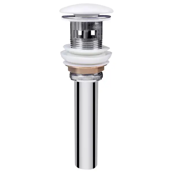 Раковина подвесная моноблок Qtap Presto 600х450х405mm White с донным клапаном QT2411G822W