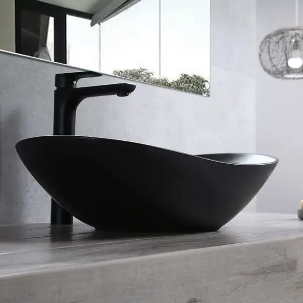 Умывальник (раковина) REA ROYAL 60 BLACK MAT накладной черный (REA-U0442)