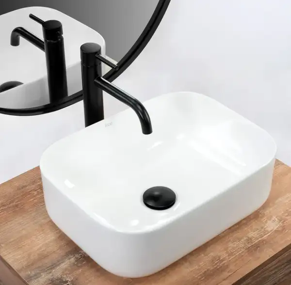 Rea Demi Mini White Умивальник накладний, білий (REA-U5064) Rea Demi Mini White Умивальник накладний, білий (REA-U5064)
