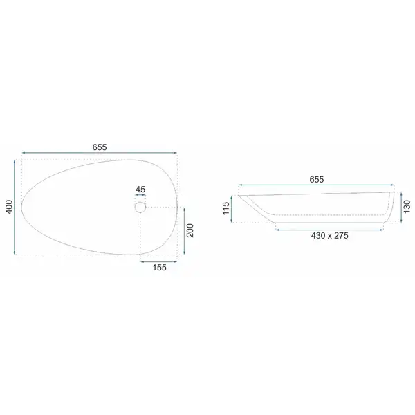 Умывальник (раковина) REA GRETA 65 THUNDER SHINY накладной мрамор (REA-U6500) Умывальник (раковина) REA GRETA 65 THUNDER SHINY накладной мрамор (REA-U6500)