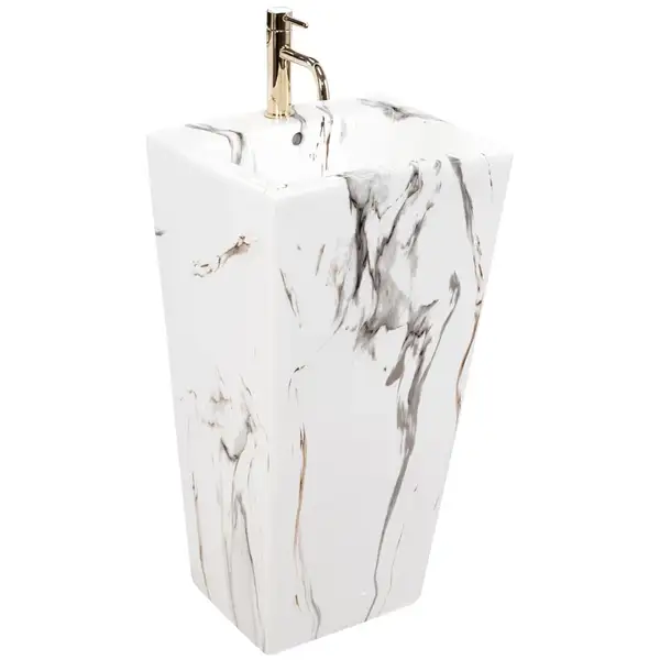 Умывальник (раковина) Rea DARIA MARBLE напольный (REA-U6678)