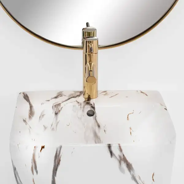 Умывальник (раковина) REA  ARIS MARBLE напольный мрамор (REA-U6906)
