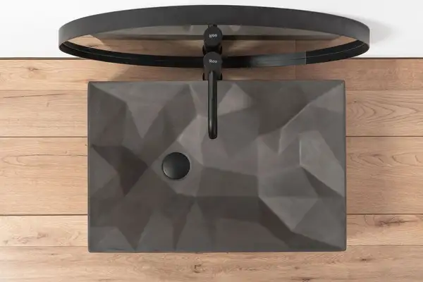 Умывальник (раковина) REA ROCK GREY MAT накладной (REA-U7905)