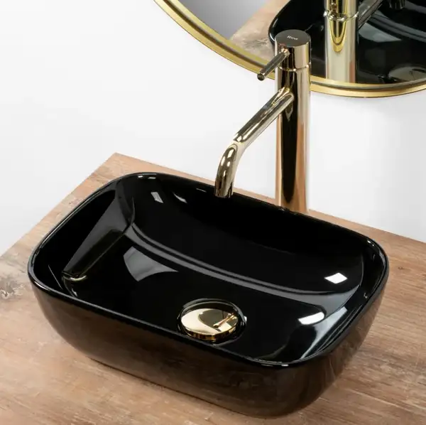 Умывальник (раковина) REA BELINDA MINI BLACK накладной черный (REA-U8004) Умывальник (раковина) REA BELINDA MINI BLACK накладной черный (REA-U8004)