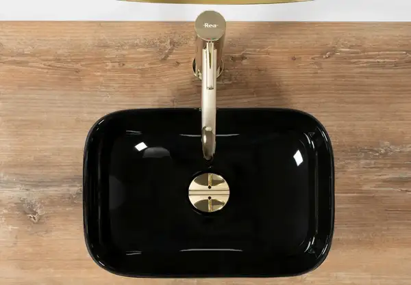 Умывальник (раковина) REA BELINDA MINI BLACK накладной черный (REA-U8004) Умывальник (раковина) REA BELINDA MINI BLACK накладной черный (REA-U8004)