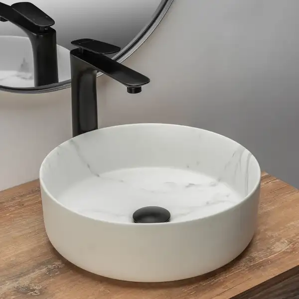 Rea Sami Marble Matt Умивальник накладний, матовий (REA-U8703)