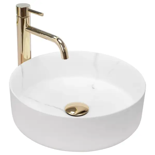 Rea Sami Marble Matt Умивальник накладний, матовий (REA-U8703)