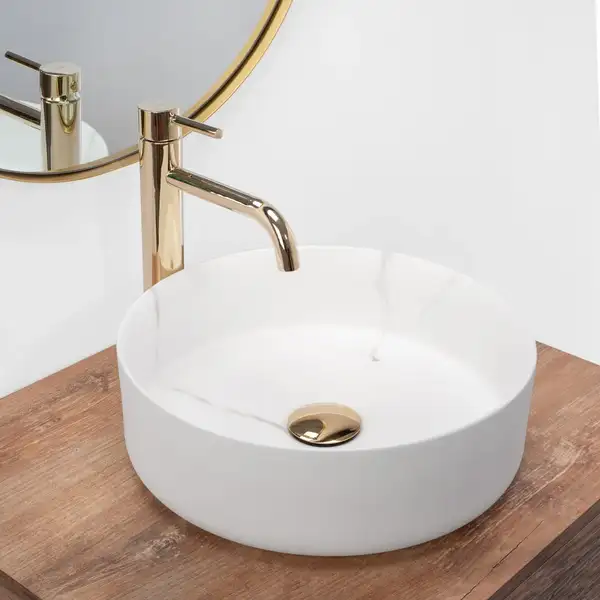 Rea Sami Marble Matt Умивальник накладний, матовий (REA-U8703)
