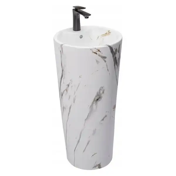 Умывальник (раковина) REA BLANKA MARBLE напольный (REA-U8704)