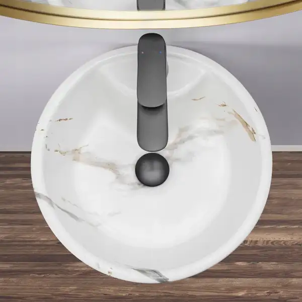 Умывальник (раковина) REA BLANKA MARBLE напольный (REA-U8704)