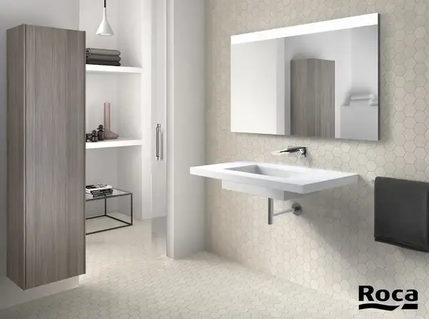 Умивальник вбудований Roca Inspira Square 45,5х35 (A327536000) Умивальник вбудований Roca Inspira Square 45,5х35 (A327536000)