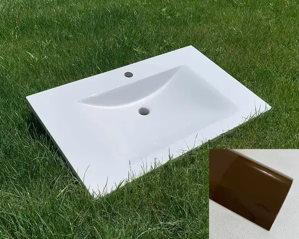 Snail Умивальник «Орфей» 800 А700 Кава глянець (165/800A700) Snail Умивальник «Орфей» 800 А700 Кава глянець (165/800A700)