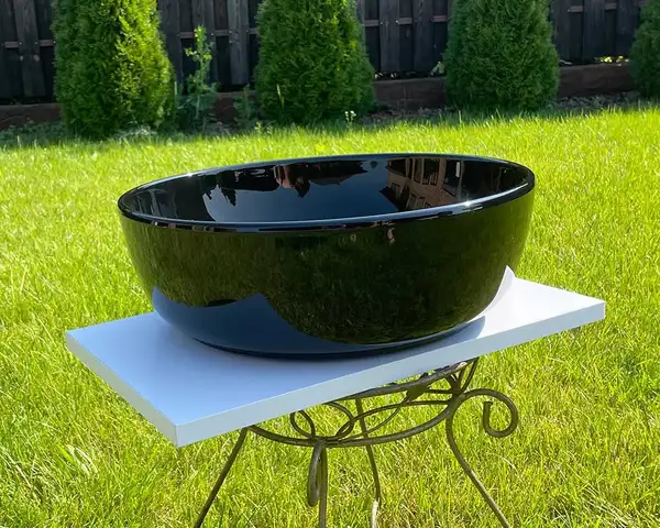 Snail Сакура Умивальник на стільницю, чорний (177A200)