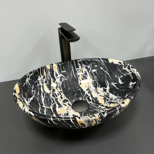 VBI PARMA Умивальник накладний, Black Opal (VBI-011008)