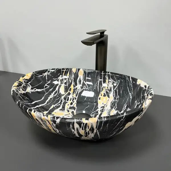 VBI PARMA Умивальник накладний, Black Opal (VBI-011008)