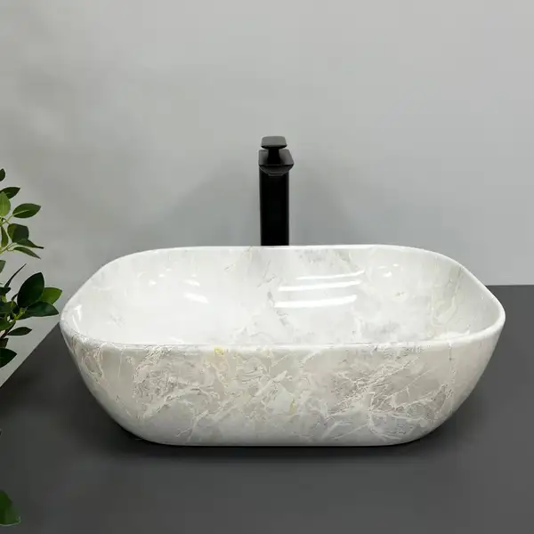 Умывальник (раковина) VBI RAVENNA LIGHT STONE накладной (VBI-011206)