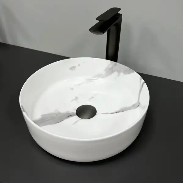 VBI Prato Marble Nature Умивальник накладний, мармур глянець (VBI-011404)