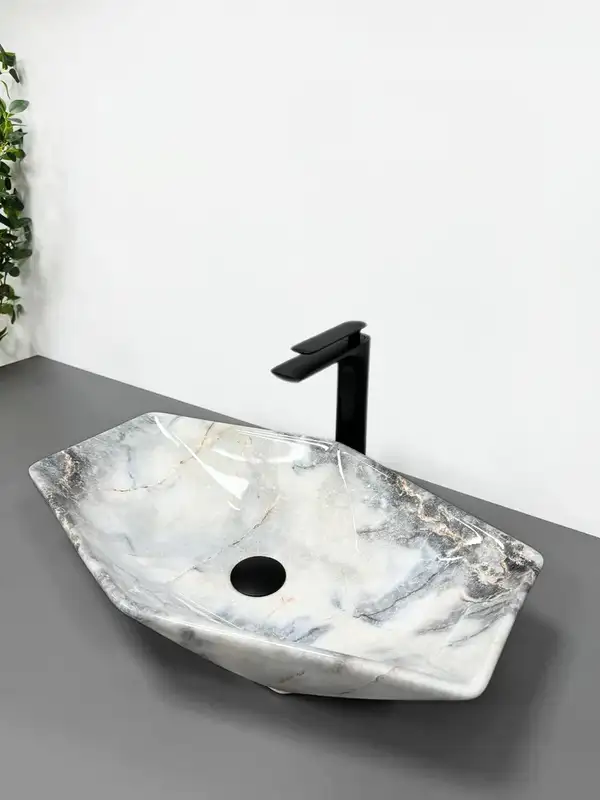 VBI Venezia S Granit Gloss Умивальник накладний (VBI-012402) VBI Venezia S Granit Gloss Умивальник накладний (VBI-012402)