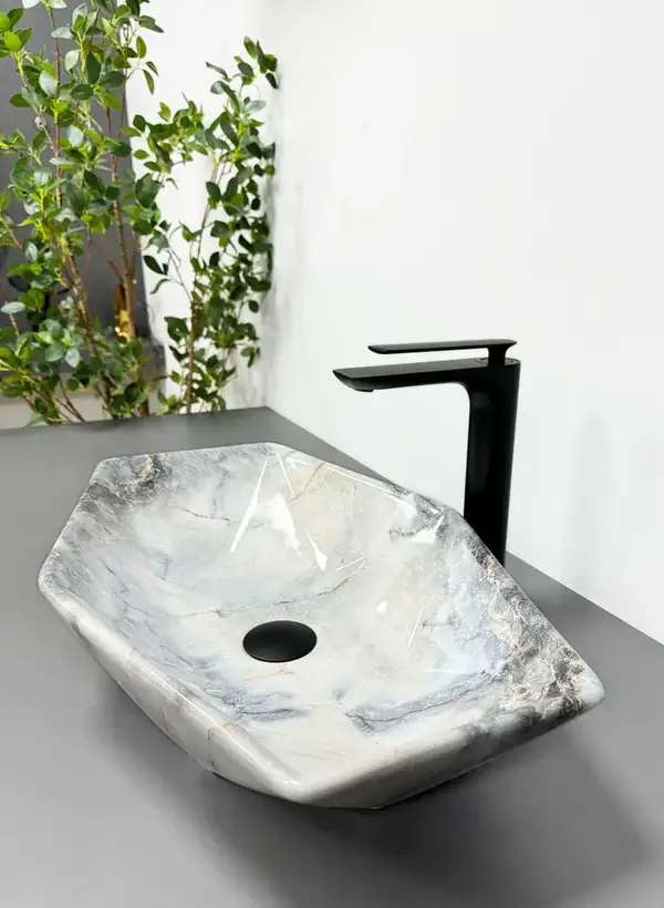 VBI Venezia S Granit Gloss Умивальник накладний (VBI-012402) VBI Venezia S Granit Gloss Умивальник накладний (VBI-012402)