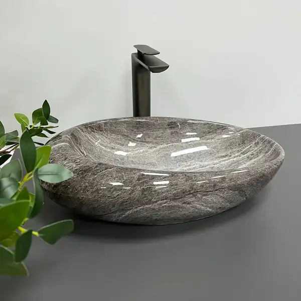 VBI VICENZA DARK STONE Умивальник накладний (VBI-014800) VBI VICENZA DARK STONE Умивальник накладний (VBI-014800)