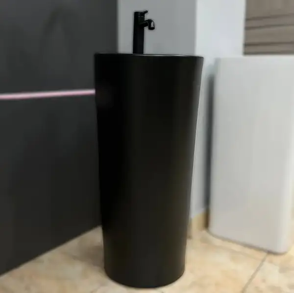 VBI Bolonia Black Matt Умивальник підлоговий, чорний (VBI-019003)