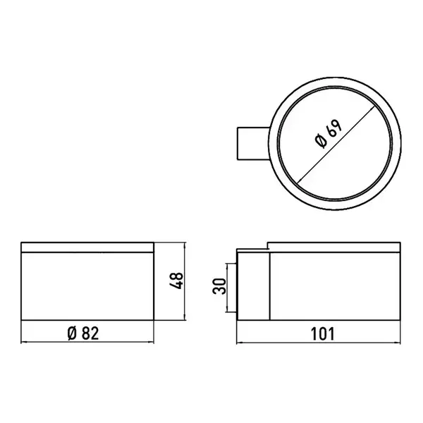 Держатель для фена Emco System 02, хром (355900100)