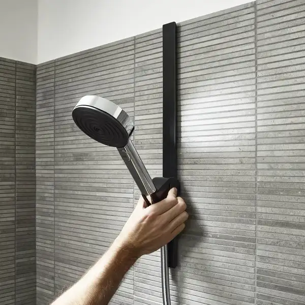 Штанга для душа Hansgrohe WallStoris 50 см, Matt Black (27902670) Штанга для душа Hansgrohe WallStoris 50 см, Matt Black (27902670)