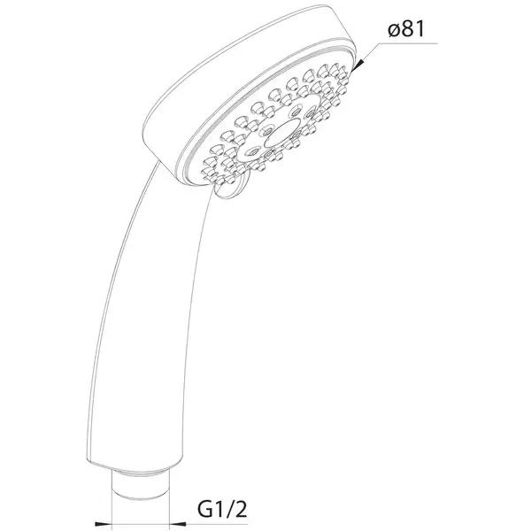 Ручний душ Damixa 760200300 Shower program