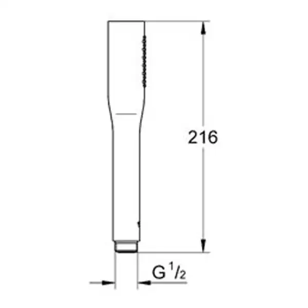 Ручний душ Grohe Euphoria Cosmopolitan, графіт матовий (27400AL0)